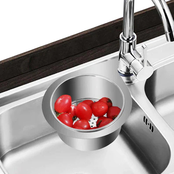 Globetrek° SinkStrainer 1+1 GRATIS: Roestvrij Filter Zwaan Stijl Spoelbak Zeef