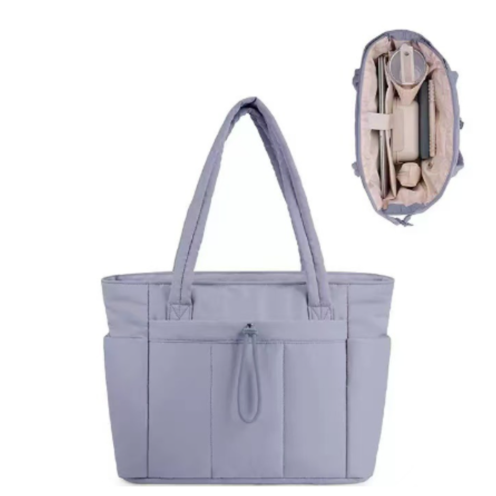 Icone™ ToteBag: Lichtgewicht Multi Compartiment Dames Tote Tas