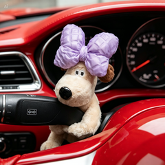 Kletshuts™ PuppyCar 1+1 GRATIS - Schattige Pluche Puppy Signaal Schakelaar Speelgoed Auto