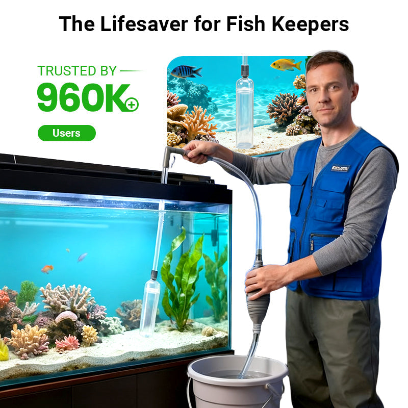 Cleaner Pro° AquariumVacuum: Eenvoudig Te Gebruiken Aquariumstofzuiger Voor Onderhoud