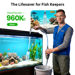 Cleaner Pro° AquariumVacuum: Eenvoudig Te Gebruiken Aquariumstofzuiger Voor Onderhoud