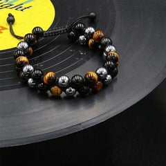 Jewelance™ ProtectionBracelet 1+1 GRATIS: Dubbel Laag Tijgeroog Bescherming Armband