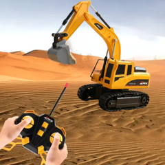 Kletshuts™ ExcavatorToy: Afstandsbediening Kinder Graafmachine Speelgoed