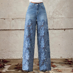 Icone™ TrendyJeans - Modieuze Wijde Pijpen Trendy Jeans