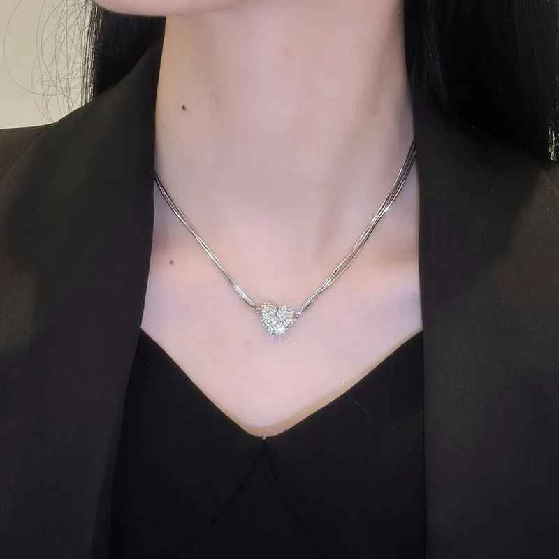 Jewelance™ MagneticHeart 1+1 GRATIS: Elegante Tijdloze Ontwerp Magnetische Hart Ketting