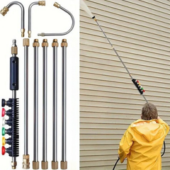 Cleaner Pro° MultiSpray: Multifunctionele Hoge Druk Power Extension Nozzle Set