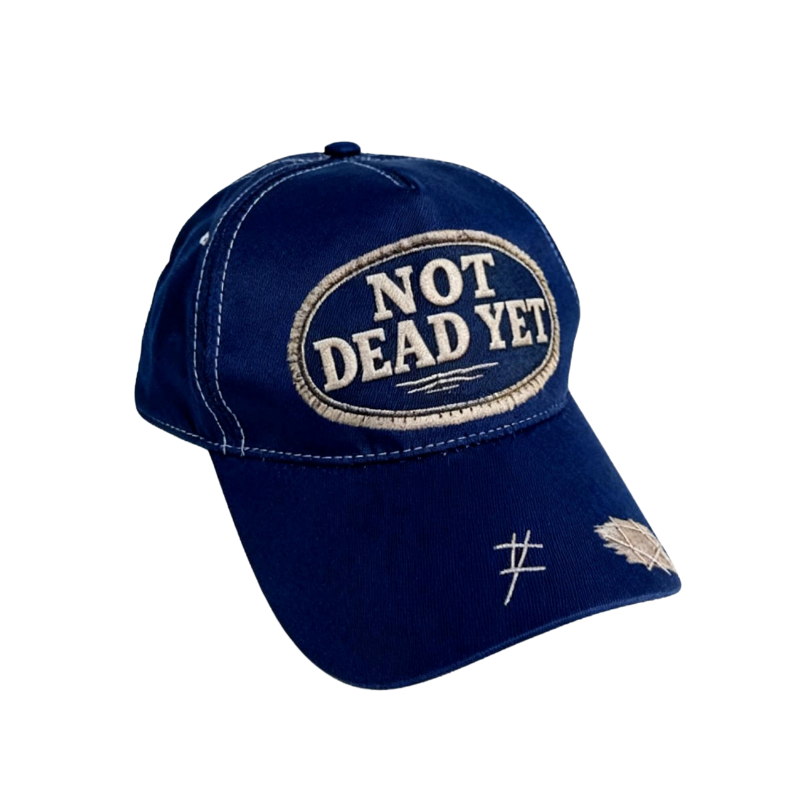 Icone™ BaseballCap: Niet Dood Nog Citaat Honkbal Vintage Kap
