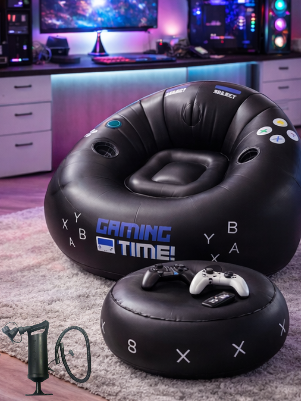 InflatableSeat: Gemakkelijk Opbergen Gezellig Draagbaar Gamen Opblaasbaar Zitting