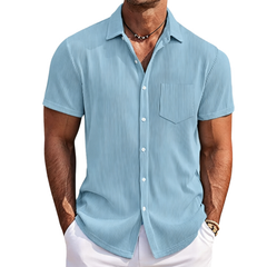 Icone™ StreetwearShirt: Comfortabel Stijlvol Heren Korte Mouw Casual Streetwear Shirt
