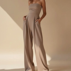 Icone™ WomenJumpsuit: Stijlvol Mouwloos Ontwerp Vrouwen Jumpsuit Met Zij Zakken