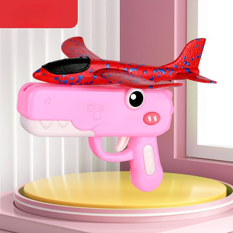 Kletshuts™ DinoBlaster: Dinosaurussen Vliegtuig Launcher Kinderen Blaster Speelgoed