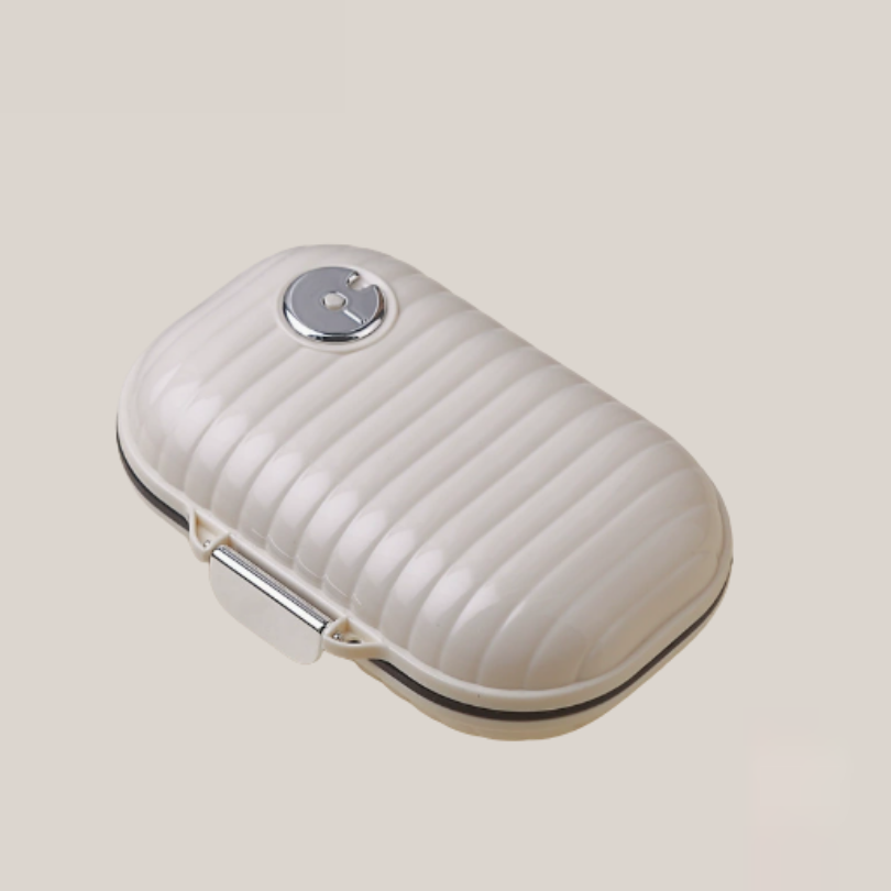PillBox 1+1 GRATIS: Veilige Draagbare En Handige Pillenorganizer Opslagdoos