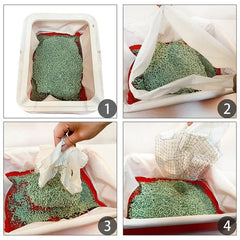 Catfri® WasteFilter 1+1 GRATIS: Herbruikbare Katten Zwerfafval Voeringen Voor Het Verwijderen Van Afval