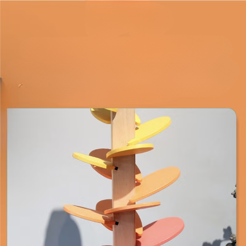 Kletshuts™ MarbleTower: Interactief Regenboog Knikkeren Houten Toren Kinderen Speelgoed
