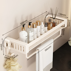 GlideHold® ShelfRack: Badkamer Douche Opbergrek En Organizer Plank