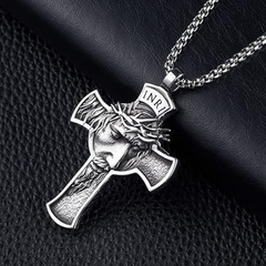 Jewelance™ CrossNecklace: INRI Christelijk Kruis Ketting