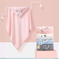 Kletshuts™ BabyBathrobe 1+1 GRATIS - Schattig Dierenontwerp Baby Kapbadjas