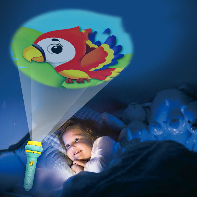 Kletshuts™ FlashlightProjector: Magische Verhaaltjestijd Zaklampprojector Voor Kinderen
