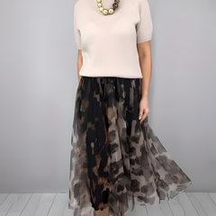 Icone™ TimelessSet - Mode Casual Feest Korte Mouw Rok Tijdloos Set
