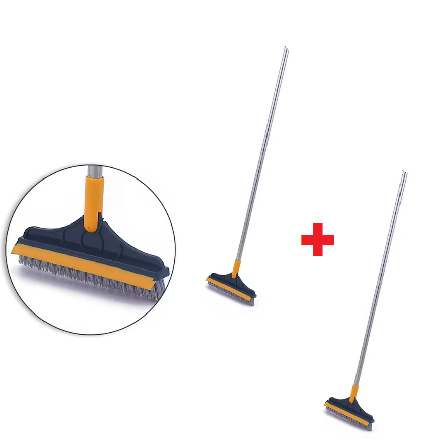 Cleaner Pro° MultiBroom 1+1 GRATIS: Roterende Lange Handgreep Multifunctionele Borstelbezem