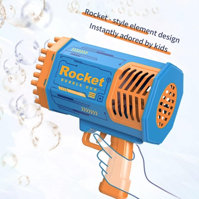 Kletshuts™ BubbleGun – Automatisch Zeep Raket Bubbel Pistool Blaasapparaat Speelgoed