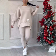 Icone™ WarmSet: Stijlvolle Sweatshirt En Aansluitende Broek Warm Set