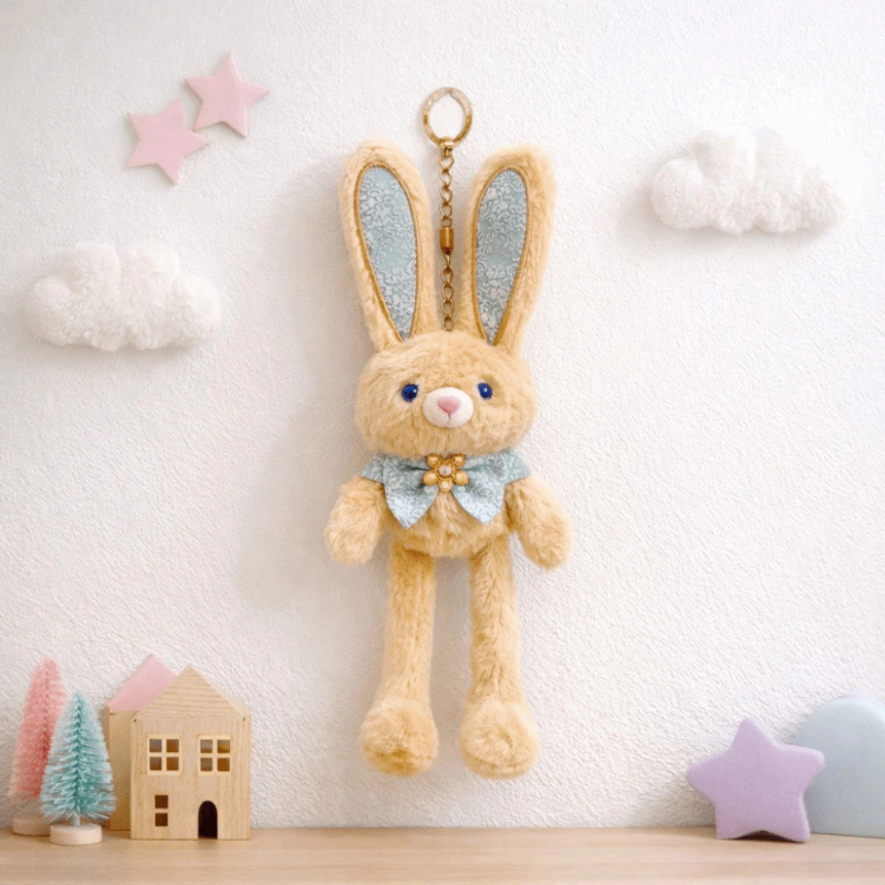 Kletshuts™ StuffedToy: Pluche Sleutelhanger Oortjes En Benen