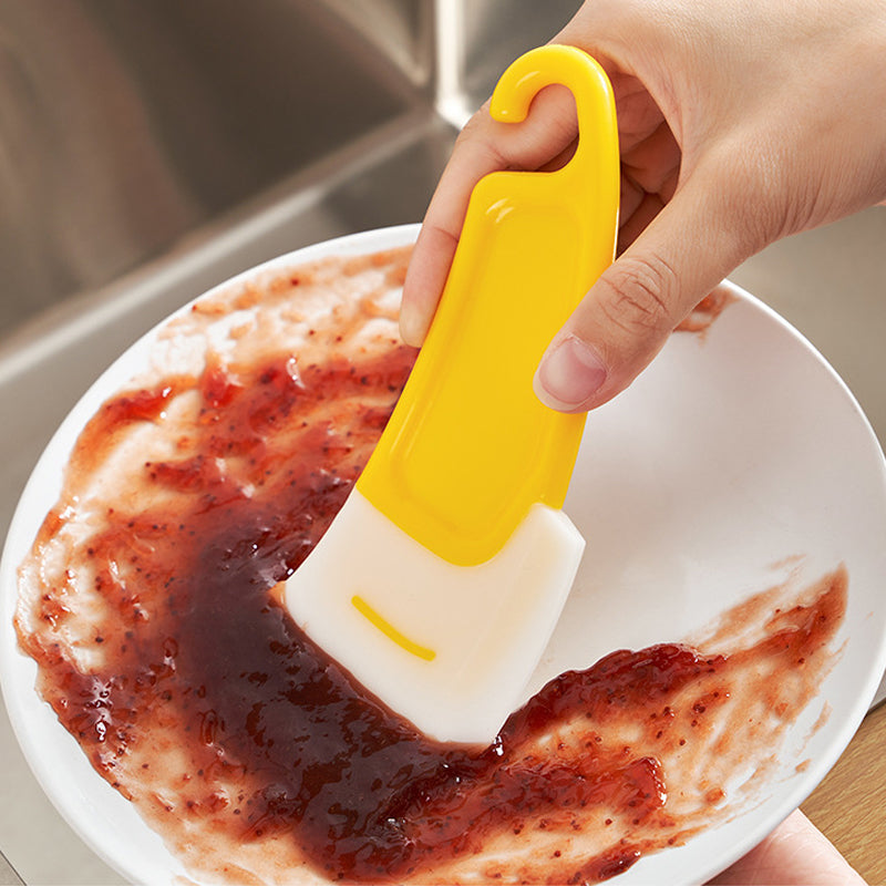 Globetrek° FoodScraper 2+2 GRATIS: Silicone Voedsel Schoonmaak Schraper