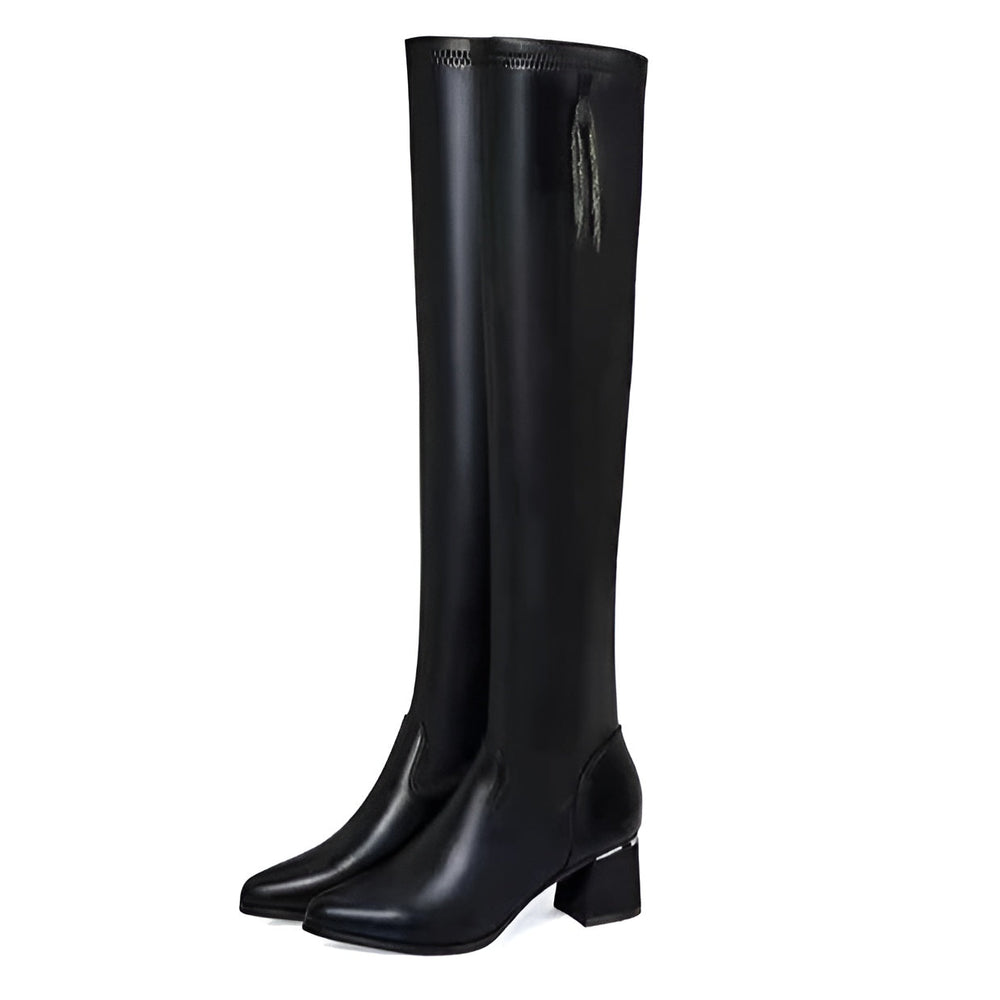 Happy™ HighBoots: Warme Stretch Antislip Slim Fit Hoge Laarzen