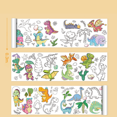 Kletshuts™ ColoringRolls  1+1 GRATIS: Kinderen Creatieve DIY Papieren Teken- En Kleurrollen