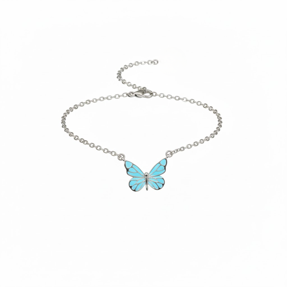 Jewelance™ GlowingButterfly 1+1 GRATIS: Mode Gloeiend Vlinder Ketting En Armband Set