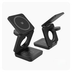 Holder360° MultiCharger: Multifunctioneel Opvouwbaar Magnetisch Oplaad Standaard