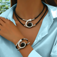 Jewelance™ SpiralNecklace 1+1 GRATIS: Vintage Boheemse Spiraal Ketting En Armband