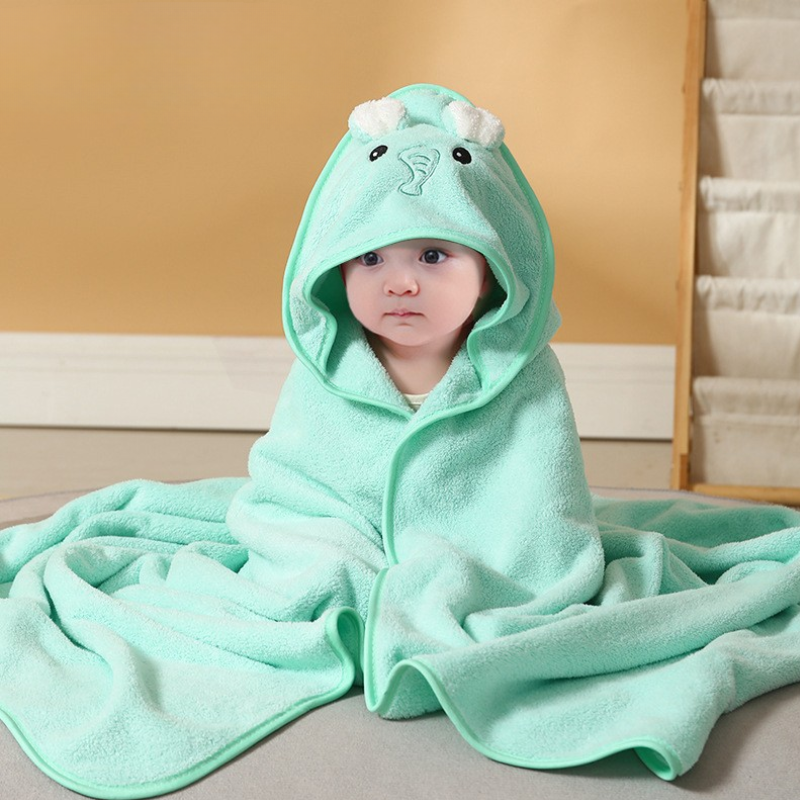 Kletshuts™ BabyBathrobe 1+1 GRATIS - Schattig Dierenontwerp Baby Kapbadjas