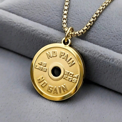 Jewelance™ DumbbellNecklace 1+1 GRATIS: Fitness Gym Dumbbell Geïnspireerde Hanger Ketting
