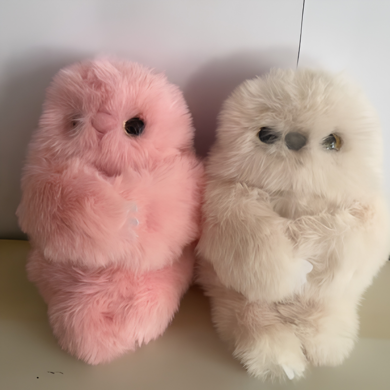 Kletshuts™ OwlToy - Interactief Beweeghoofd Pluche Verlegen Uil Speelgoed