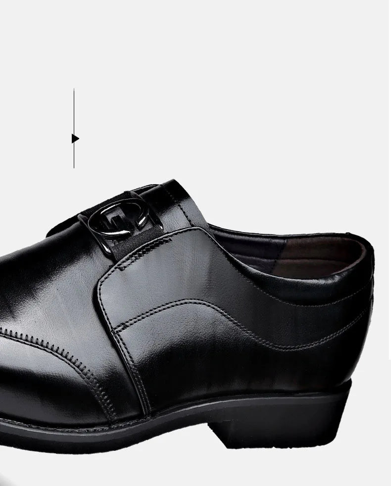 Happy™ ClassyShoes: Luxe Heren Leer Formeel Puntig Stijlvol Schoenen