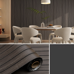 WallSticker: Elegante Houtachtige Zelfklevende DIY Thuis Wand Stickerdecoratie