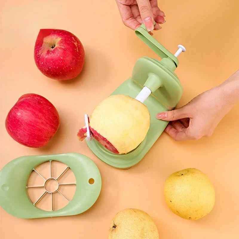 Globetrek° FruitPeeler - Multifunctionele Hand Zwengel Fruitenschiller Snelle Gemakkelijke Schilgereedschap