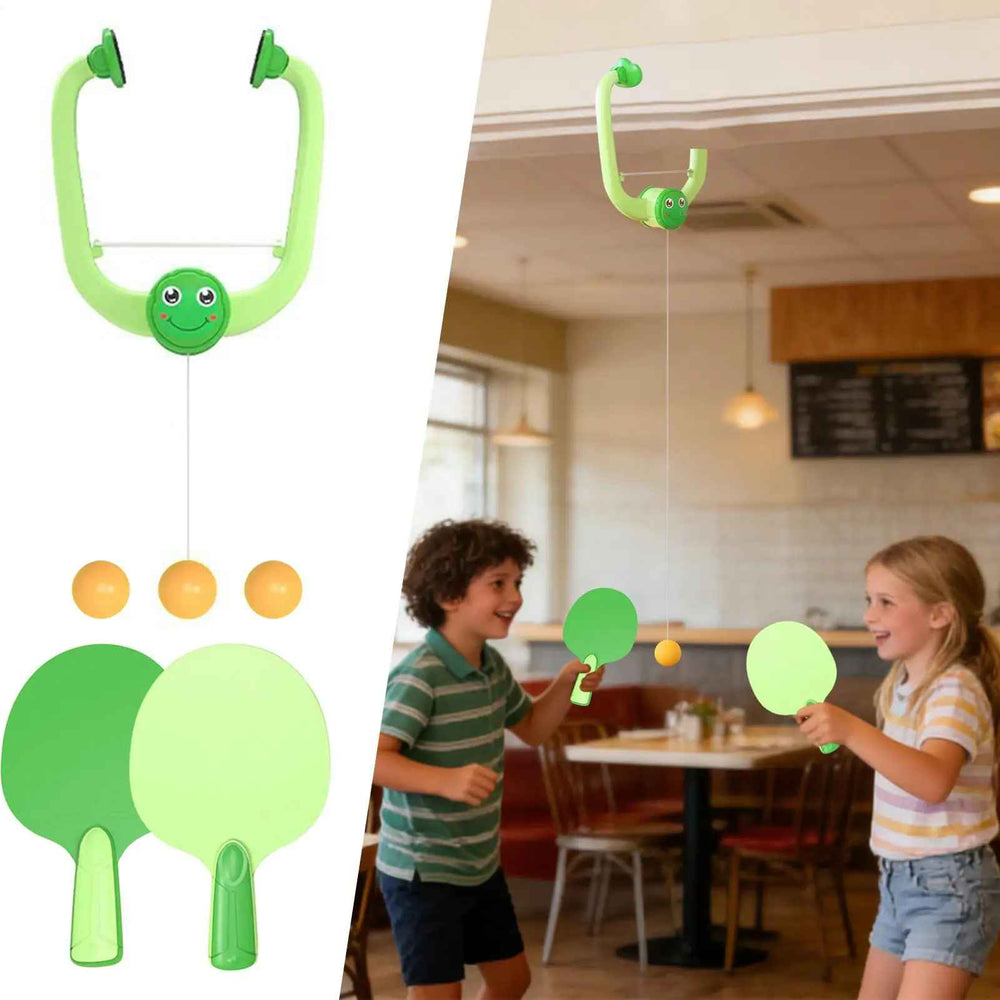 Kletshuts™ DoorPong: Universele Ruimtebesparende Tafeltennis Deur Pong Set