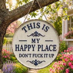 YardSign - Vintage Statement Grappig Bord Tuin En Buiten Muurdecoratie