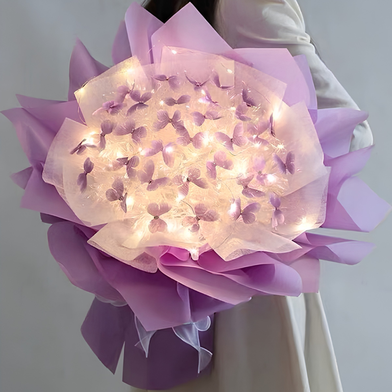 ButterflyBouquet™ - DIY Handgemaakte Bloemen Vlinder Boeket Knutsel