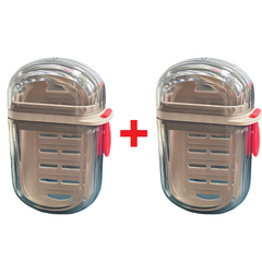 GlideHold® SoapHolder 1+1 GRATIS: Premium Draagbare Reiszeep Houder met Opvangbakje