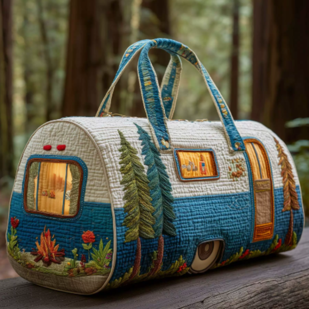 Icone™ DuffleBag: Levendige Hippie Stijl Multifunctionele Reis Duffel Tas