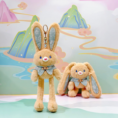 Kletshuts™ StuffedToy: Pluche Sleutelhanger Oortjes En Benen