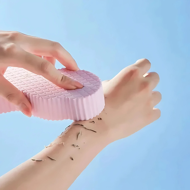 ExfoliatingSponge 1+1 GRATIS - Zacht Lichaam Exfoliërend Spons Douche Scrubber