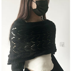 Icone™ ScarfSweater: Stijlvolle 2-In-1 Omvormbare Warme Sjaal Trui
