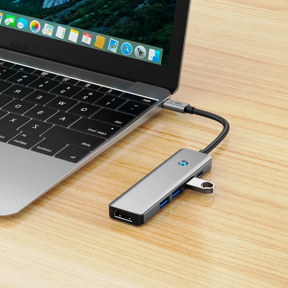 MultiAdapter™ – Universele Multi-Port 5-In-1 USB-C Adapter