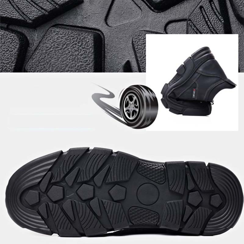 Happy™ WarmBoots: Heren Enkellengte Warme Winter Laarzen
