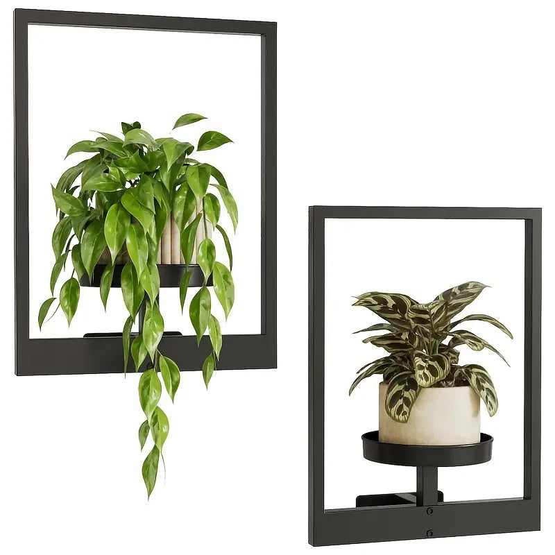 GlideHold® PlantFrame: Eenvoudige Installatie Decoratief Modern Plantenframe Wand